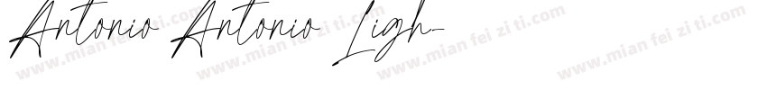 Antonio Antonio Ligh字体转换